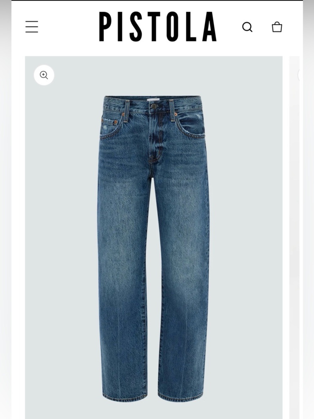 Pistola- Lexi Women’s Straight-Leg Blue Jeans